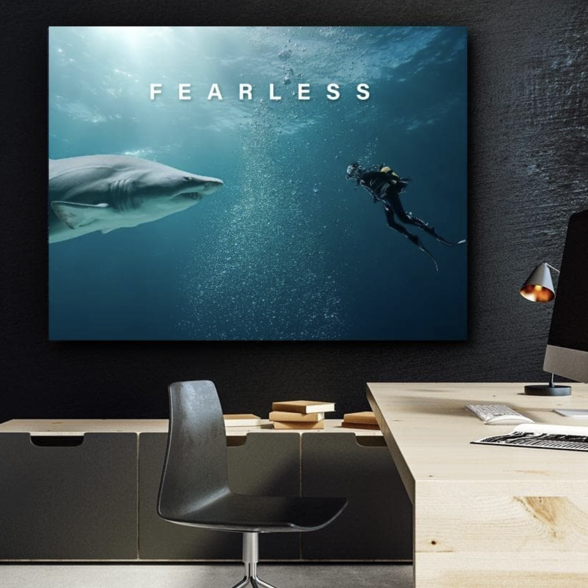 Schilderij Fearless (Canvas)